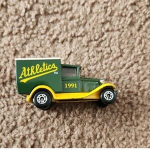 1991 Green and Yellow Toy Car